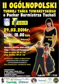 II Ogólnopolski Turniej Tańca Towarzyskiego w Tucholi
