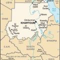 Mapa Sudanu (public domain)