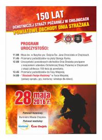 W sobotę Powiatowe Obchody Dnia Strażaka i jubileusz 150-lecia OSP w Chojnicach