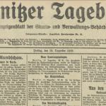 Konitzer Tageblatt nr 296, 1919. źródło: Pomorska Biblioteka Cyfrowa