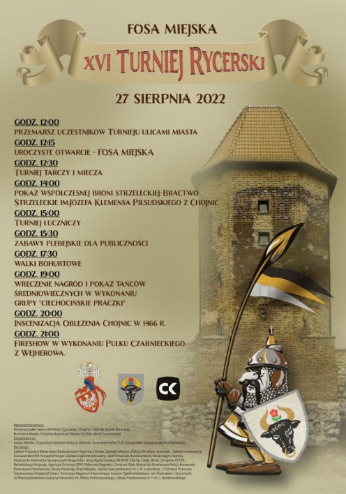 W chojnickiej Fosie Miejskiej w sobotę odbędzie się 16. edycja Turnieju Rycerskiego