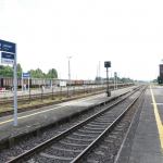 Dworzec i stacja kolejowa w Czersku. fot. Stanisław Kamiński