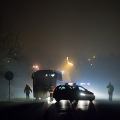 Listopad 2012 - Autobus śmiertelnie potrącił pieszego na wylotówce z Chojnic fot. Daniel Frymark