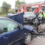 Wypadek w Starych Polaszkach fot. K. Cieplińska-Bednarek