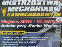 Już w najbliższą sobotę w Chojnicach Mistrzostwa Mechaników Samochodowych