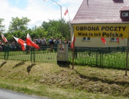 Mieszkańcy Bińcza i Wyczech w obronie swojej poczty