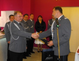 Sępoleńscy policjanci pożegnali swojego komendanta