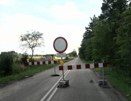 Kłopotliwy objazd w powiecie kościerskim