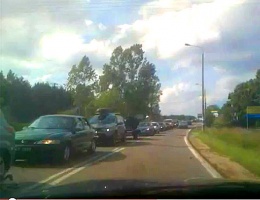 Korki w Rudzkim Moście