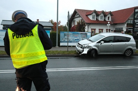 Potrójna stłuczka na Bytowskiej