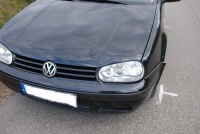 Rowerem pod koła volkswagena   