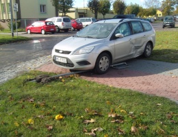 Kolizja na skrzyżowaniu