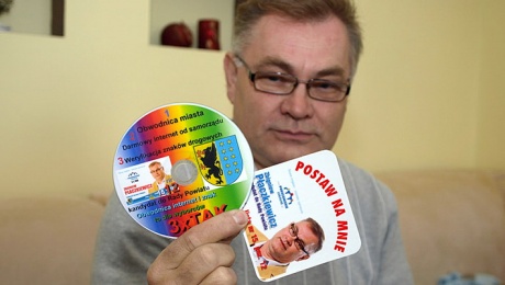 Kandydat nagrał teledysk