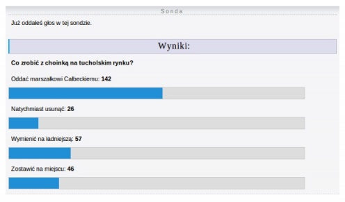 Marszałek przeprasza za choinkę