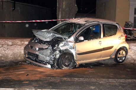 Zderzenie toyoty i opla (ZDJĘCIA, MP3) 