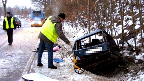 Dwa wypadki. Dwie ofiary śmiertelne (ZDJĘCIA)