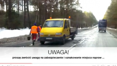 Tak wyglądało zabezpieczenie robót w dniu wypadku (WIDEO)