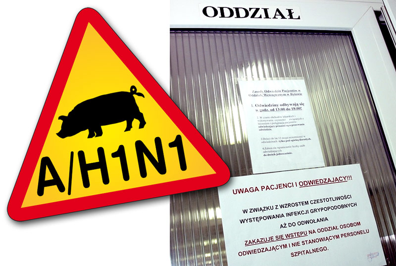 Świńska grypa w szpitalu!