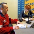 Blanka Januszewska i Dariusz Cysewski w studiu Radia Weekend