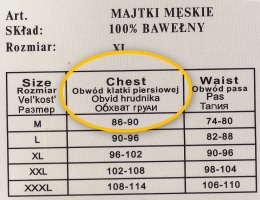 Sprawdź, gdzie kończą się majtki