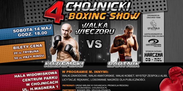 Sławy boksu w Chojnicach 