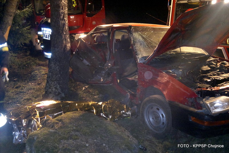 Śmiertelny wypadek w Klosnowie FOTO