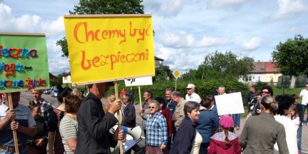 Blokowali krajówkę! (FOTO)