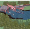 Wizualizacja mostu zwodzonego w  Małych Swornegaciach
