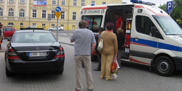 Potrącenie i kolizja (FOTO)