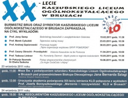 20-lecie Kaszubskiego Liceum