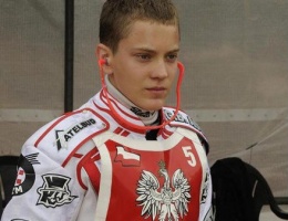 Edwin Woźniak z Tucholi dumny z syna żużlowca