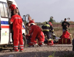 Autobus uderzył w drzewo (FOTO)
