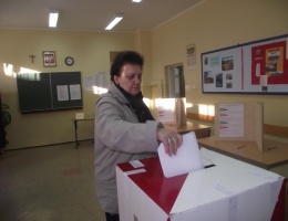 Kościerzynianie głosują 