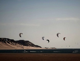 Kitesurfing i tadżin