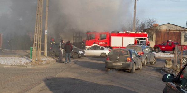 Pożar domu jednorodzinnego (FOTO)