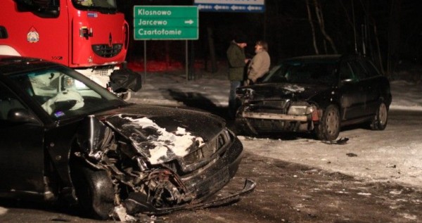 Zderzyły się dwa audi (FOTO, AKTUALIZACJA)
