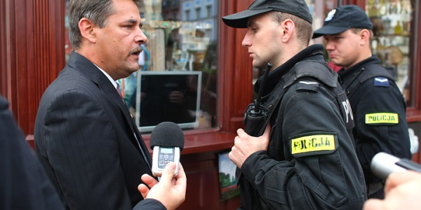 Burmistrz zakłócał protest. Dostał grzywnę