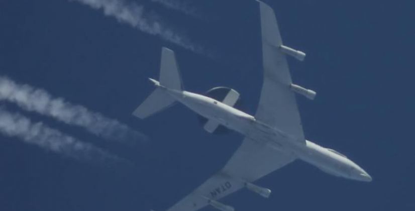 Samolot NATO znów latał nad Chojnicami FOTO