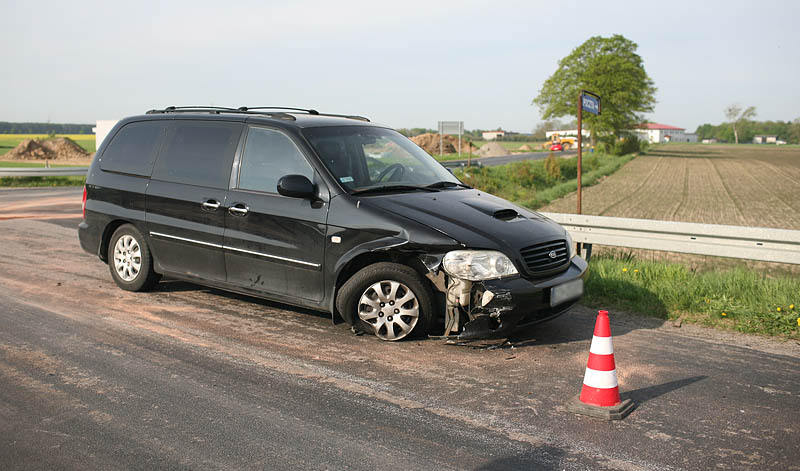 Zderzyło się audi i kia FOTO