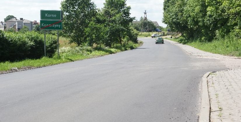 Nowe drogi w gminie Konarzyny