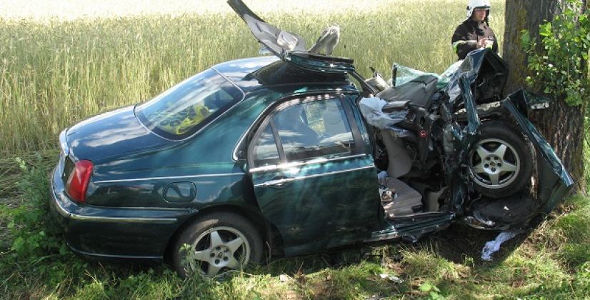 Rover uderzył w drzewo. Nie żyje 58-latka
