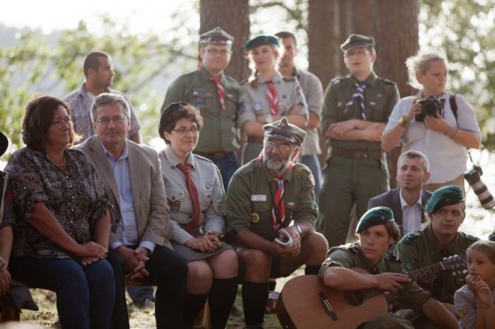 Prezydent odwiedził harcerzy w Czernicy FOTO