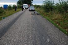 Potracenie rowerzysty (FOTO)