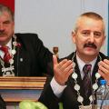 Na pierwszym planie burmistrz Tucholi Tadeusz Kowalski fot. ppm