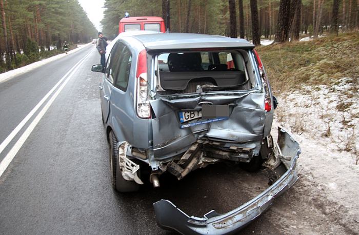 Citroen uderzył w forda (FOTO)