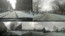 Tak wyglądała droga wojewódzka w okolicach Brus (FOTO)