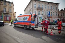 Potrącenie pieszego (FOTO)