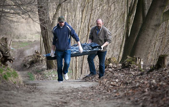 Zwłoki w Lasku Miejskim