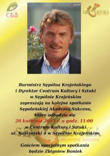 Zbigniew Boniek w Sępólnie