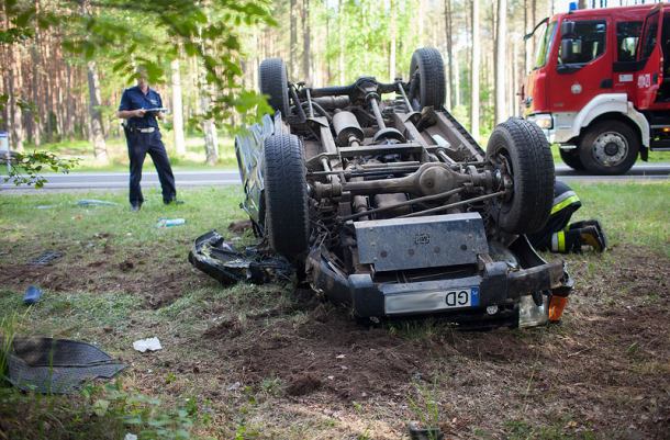 Czołowe zderzenie koło Gutowca (FOTO)